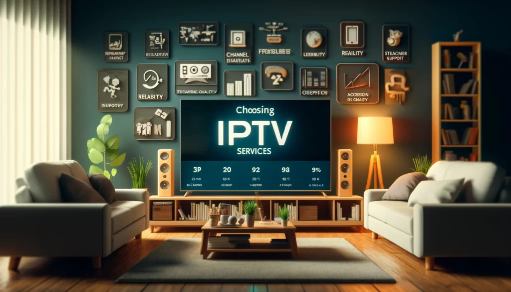 User setting up a IPTV cheap service on a laptop