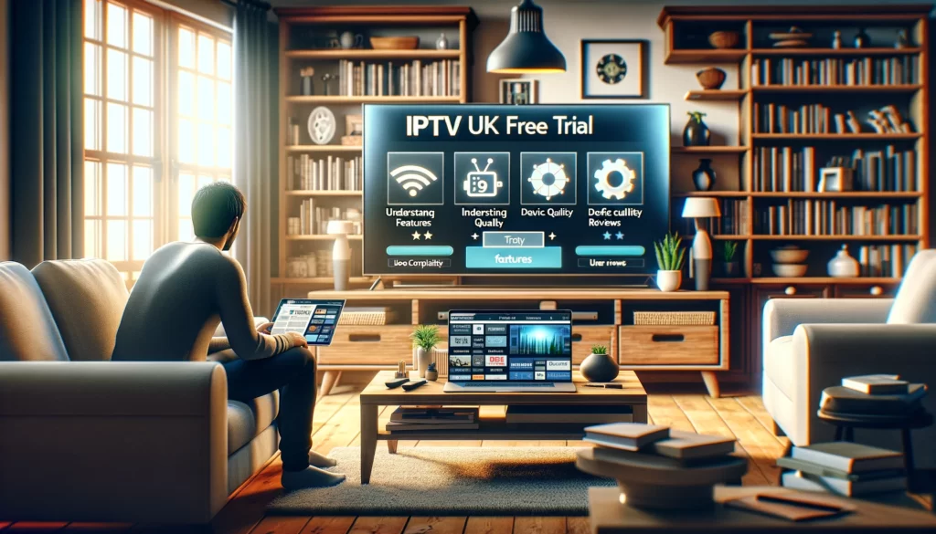 Exploring IPTV UK free trial options on a smart TV